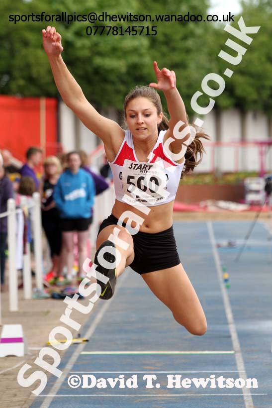 Womens under-17s, North East Track and Field Champs., Gateshead. Photo: David T. Hewitson/Sports for All Pics